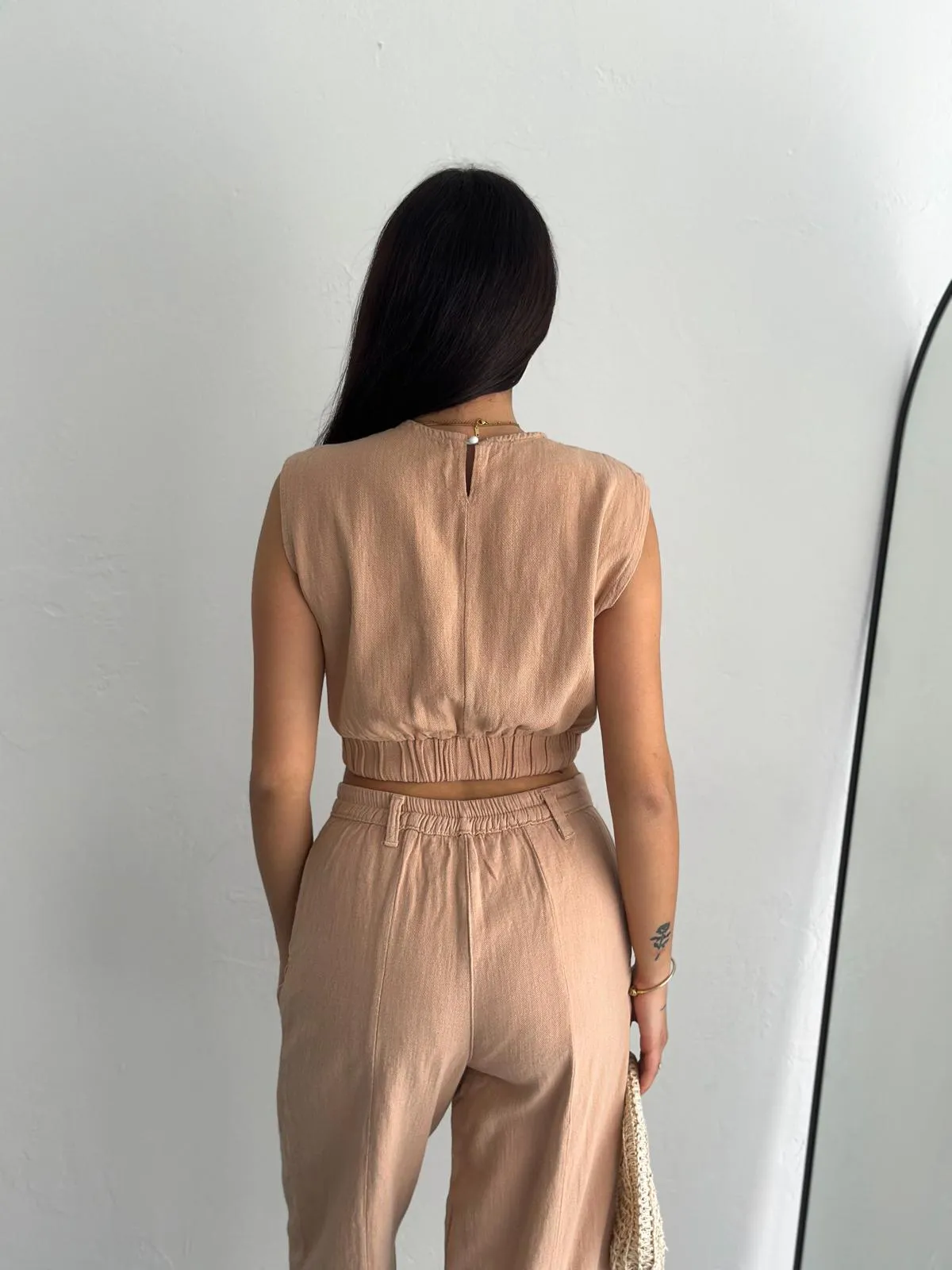 Gabardin Bluz Taş