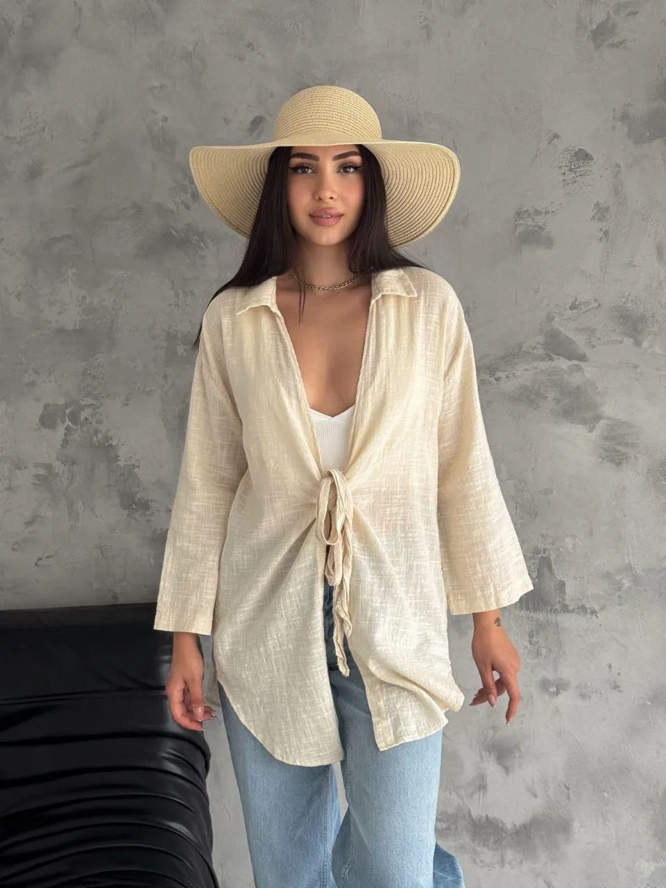 Bağlamalı Kimono Taş